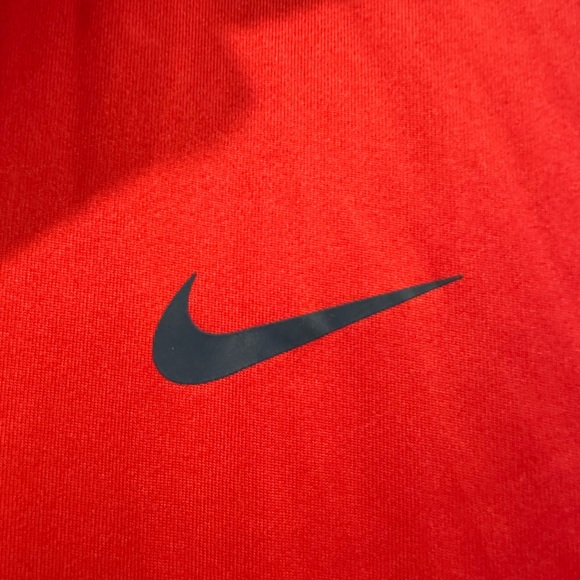 Nike Tiger Woods Collection Red Dri-Fit Golf Polo - Men’s Medium - Picture 3 of 4